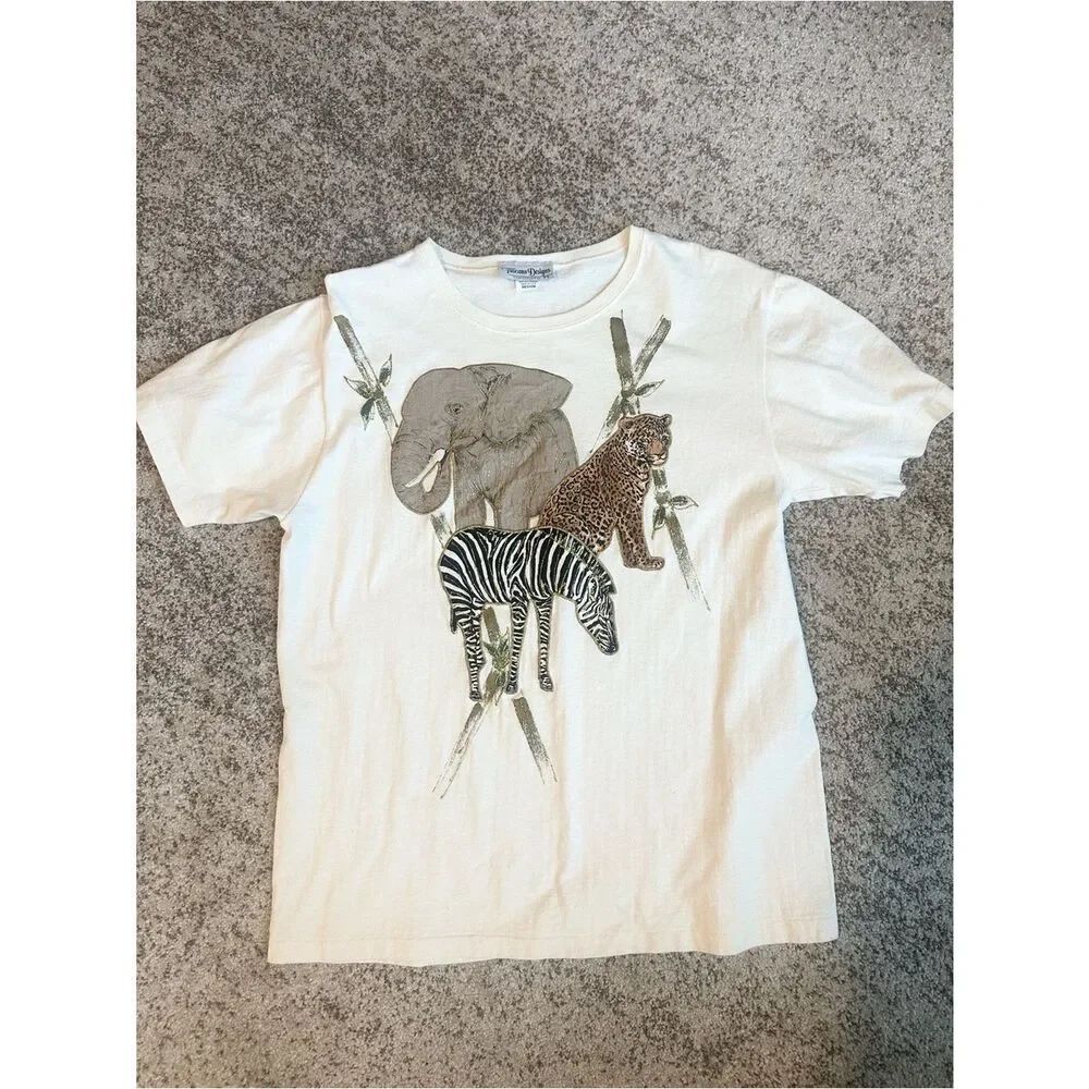 Toscano Designs Vintage Cotton Graphic T-Shirt M
